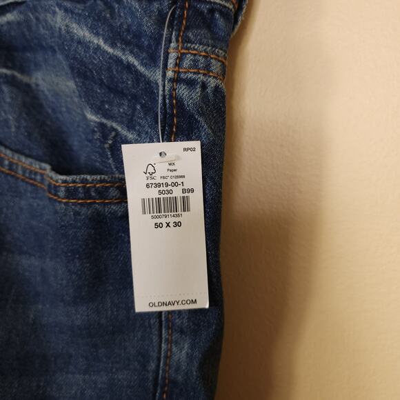 Old Navy Wow Slim Non-Stretch Jeans Size 50x30 - Picture 6 of 11